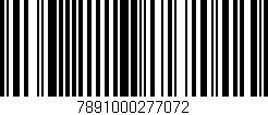 Código de barras (EAN, GTIN, SKU, ISBN): '7891000277072'