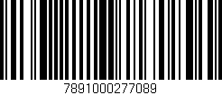 Código de barras (EAN, GTIN, SKU, ISBN): '7891000277089'