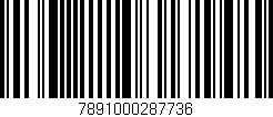 Código de barras (EAN, GTIN, SKU, ISBN): '7891000287736'