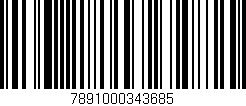 Código de barras (EAN, GTIN, SKU, ISBN): '7891000343685'