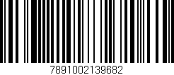 Código de barras (EAN, GTIN, SKU, ISBN): '7891002139682'