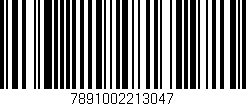 Código de barras (EAN, GTIN, SKU, ISBN): '7891002213047'