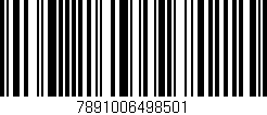 Código de barras (EAN, GTIN, SKU, ISBN): '7891006498501'