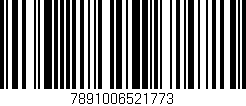 Código de barras (EAN, GTIN, SKU, ISBN): '7891006521773'