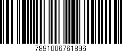 Código de barras (EAN, GTIN, SKU, ISBN): '7891006761896'