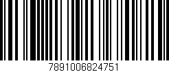 Código de barras (EAN, GTIN, SKU, ISBN): '7891006824751'