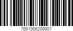 Código de barras (EAN, GTIN, SKU, ISBN): '7891008209907'