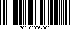 Código de barras (EAN, GTIN, SKU, ISBN): '7891008264807'