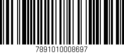 Código de barras (EAN, GTIN, SKU, ISBN): '7891010008697'