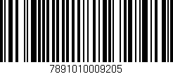 Código de barras (EAN, GTIN, SKU, ISBN): '7891010009205'