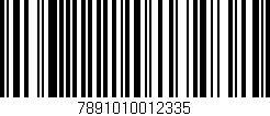 Código de barras (EAN, GTIN, SKU, ISBN): '7891010012335'
