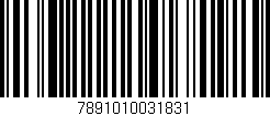 Código de barras (EAN, GTIN, SKU, ISBN): '7891010031831'