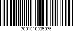 Código de barras (EAN, GTIN, SKU, ISBN): '7891010035976'