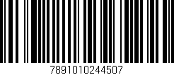 Código de barras (EAN, GTIN, SKU, ISBN): '7891010244507'