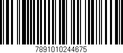 Código de barras (EAN, GTIN, SKU, ISBN): '7891010244675'
