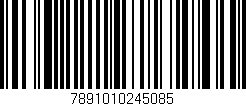 Código de barras (EAN, GTIN, SKU, ISBN): '7891010245085'