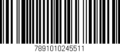 Código de barras (EAN, GTIN, SKU, ISBN): '7891010245511'