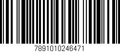 Código de barras (EAN, GTIN, SKU, ISBN): '7891010246471'