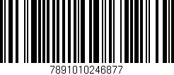 Código de barras (EAN, GTIN, SKU, ISBN): '7891010246877'