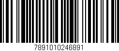 Código de barras (EAN, GTIN, SKU, ISBN): '7891010246891'