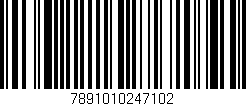 Código de barras (EAN, GTIN, SKU, ISBN): '7891010247102'