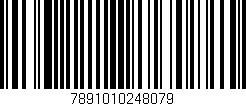 Código de barras (EAN, GTIN, SKU, ISBN): '7891010248079'