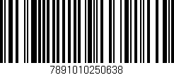 Código de barras (EAN, GTIN, SKU, ISBN): '7891010250638'