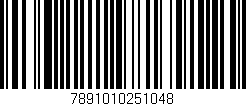 Código de barras (EAN, GTIN, SKU, ISBN): '7891010251048'