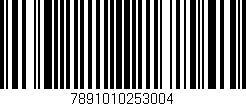 Código de barras (EAN, GTIN, SKU, ISBN): '7891010253004'