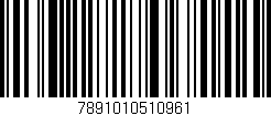 Código de barras (EAN, GTIN, SKU, ISBN): '7891010510961'
