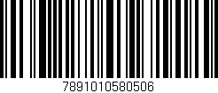 Código de barras (EAN, GTIN, SKU, ISBN): '7891010580506'