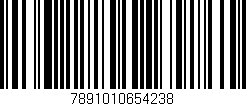 Código de barras (EAN, GTIN, SKU, ISBN): '7891010654238'