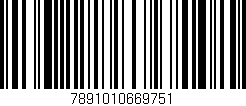 Código de barras (EAN, GTIN, SKU, ISBN): '7891010669751'