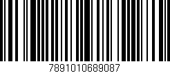 Código de barras (EAN, GTIN, SKU, ISBN): '7891010689087'