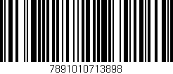 Código de barras (EAN, GTIN, SKU, ISBN): '7891010713898'