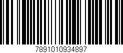 Código de barras (EAN, GTIN, SKU, ISBN): '7891010934897'