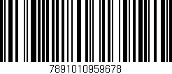 Código de barras (EAN, GTIN, SKU, ISBN): '7891010959678'