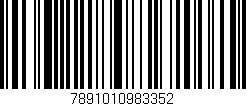 Código de barras (EAN, GTIN, SKU, ISBN): '7891010983352'