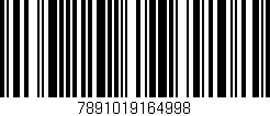 Código de barras (EAN, GTIN, SKU, ISBN): '7891019164998'