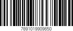 Código de barras (EAN, GTIN, SKU, ISBN): '7891019909650'