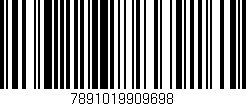 Código de barras (EAN, GTIN, SKU, ISBN): '7891019909698'