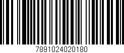 Código de barras (EAN, GTIN, SKU, ISBN): '7891024020180'