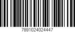 Código de barras (EAN, GTIN, SKU, ISBN): '7891024024447'