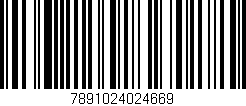 Código de barras (EAN, GTIN, SKU, ISBN): '7891024024669'