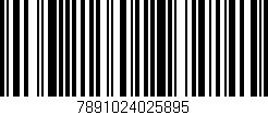 Código de barras (EAN, GTIN, SKU, ISBN): '7891024025895'