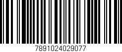 Código de barras (EAN, GTIN, SKU, ISBN): '7891024029077'
