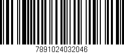 Código de barras (EAN, GTIN, SKU, ISBN): '7891024032046'