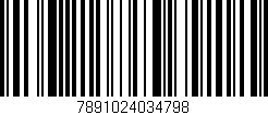 Código de barras (EAN, GTIN, SKU, ISBN): '7891024034798'
