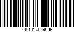 Código de barras (EAN, GTIN, SKU, ISBN): '7891024034996'