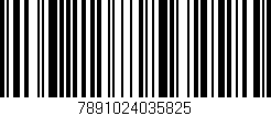Código de barras (EAN, GTIN, SKU, ISBN): '7891024035825'